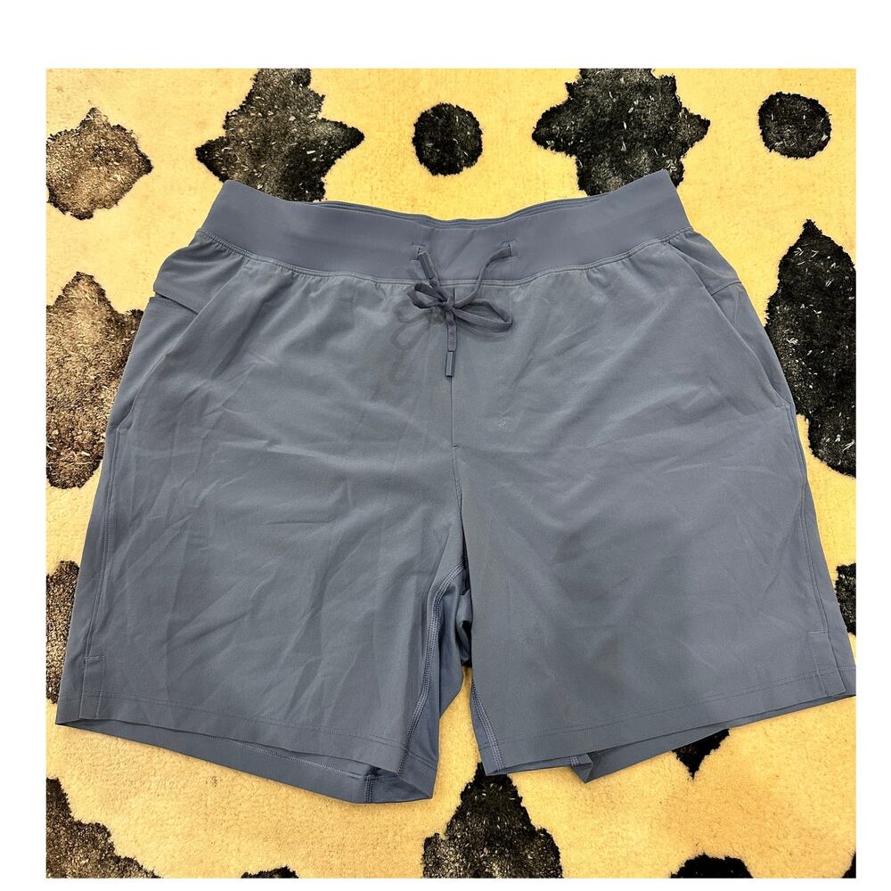 lululemon T.H.E. Short 7" Linerless Men's Large Blue Athletic Shorts